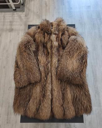 Pelliccia vera Finn Raccoon vintage 