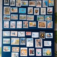 Italia 55 francobolli anni 90/ 2007