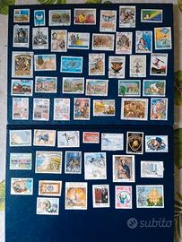 Italia 55 francobolli anni 90/ 2007