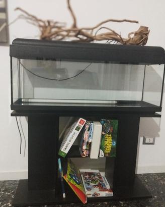 Acquario 120 litri completo di mobile originale