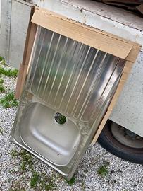 Lavello Mondial con sgocciolatoio - NUOVO