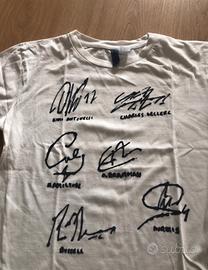 maglia firmata piloti F1