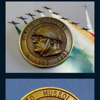 medaglione mussolini 
