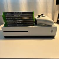 Xbox One S Bianca 500 gb + controller + 6 giochi