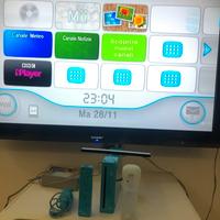 Nintendo wii celeste+telecomandi