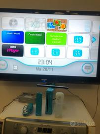 Nintendo wii celeste+telecomandi