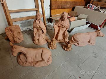 Presepe terracotta naturale