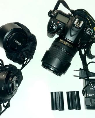 KIT: Nikon D7100 (17k SCATTI) + 3 obiettivi