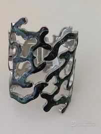 Bracciale in metallo argentato Desigual