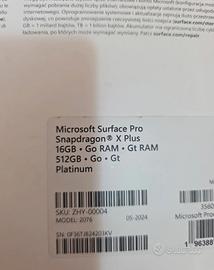 Microsoft surface pro 11 512 GB + copilot