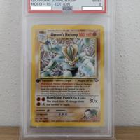 Pokemon Giovanni's Machamp Holo 1st  edition PSA 9