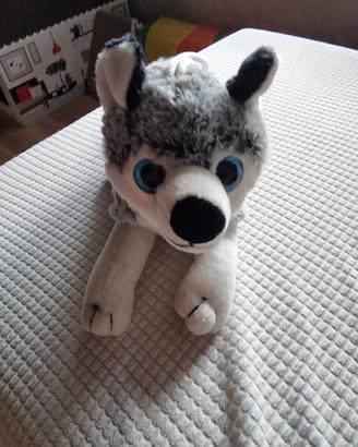Peluche raffigurante un cucciolo di Husky