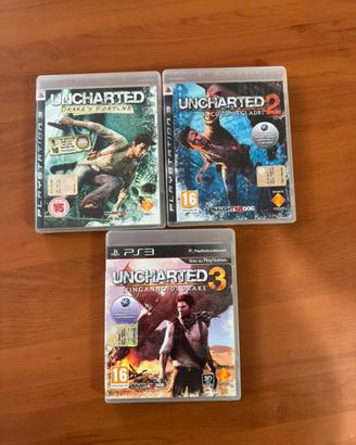 Trilogia Uncharted ps3