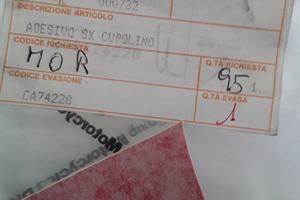 Adesivo sx cupolino cagiva cod.ca74228