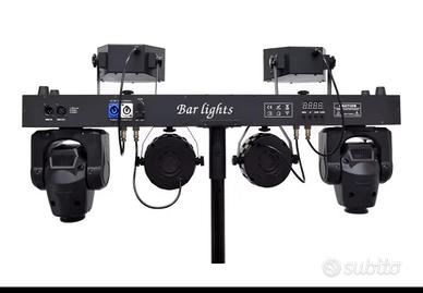 Bar lights luci dj compreso supporto treppiede 
