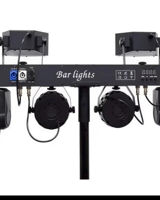 Bar lights luci dj compreso supporto treppiede 
