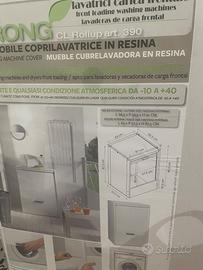Mobile copri lavatrice in resina