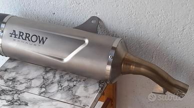 Terminale arrow Indi Race EVO titanio con fondello