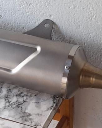Terminale arrow Indi Race EVO titanio con fondello