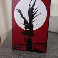 Quadro Death Note con Ryuk, scatola contenitore 