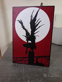 Quadro Death Note con Ryuk, scatola contenitore 