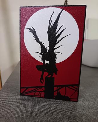 Quadro Death Note con Ryuk, scatola contenitore 