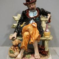 Antica Scultura Ceramica Capodimonte Made i