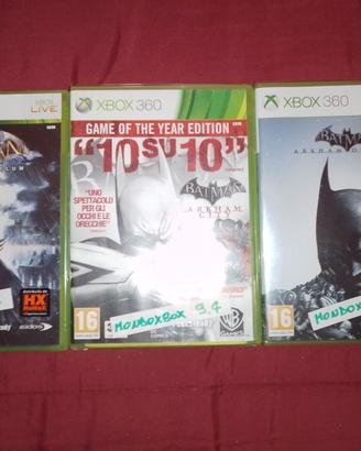 Saga Batman per Xbox 360 come nuovi