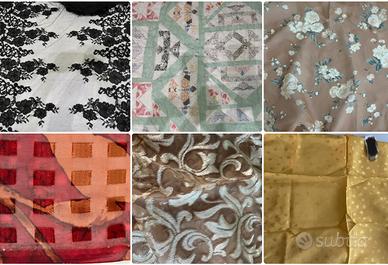 Scampoli stoffa e tessuti