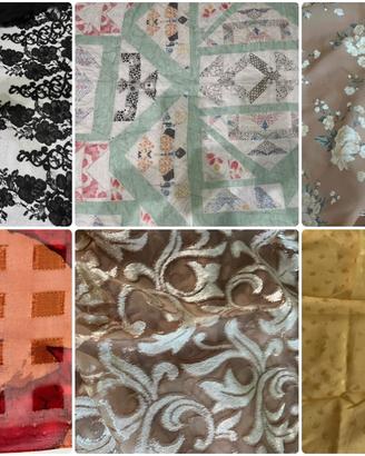 Scampoli stoffa e tessuti