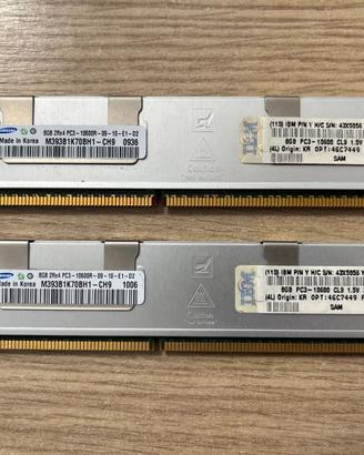 Ram da server 16GB DDR3 1333Mhz Samsung