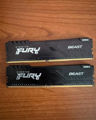 Kingston Fury DDR4 16GB (2x8GB)