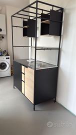 cucina blocco unico IKEA ASPINGE come nuova