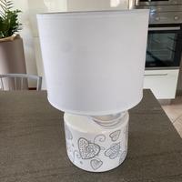 Lampada moderna + coppia lampade vintage in ottone