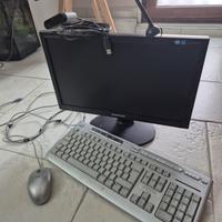 pc fisso hp pavilion con monitor samsung perfetti
