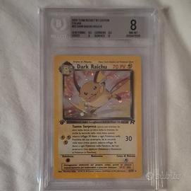 dark raichu bgs 8 prima ed