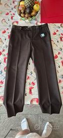 DAVID NAMAN pantalone marrone