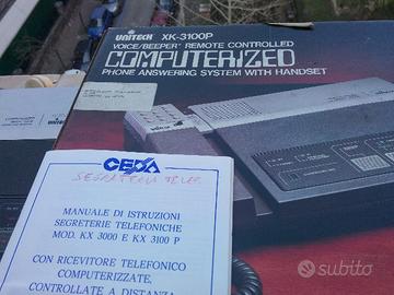Segreteria telefonica unitech xk 3100 p