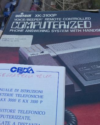 Segreteria telefonica unitech xk 3100 p