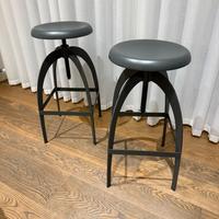 Sgabello metallo regolabile target point riga