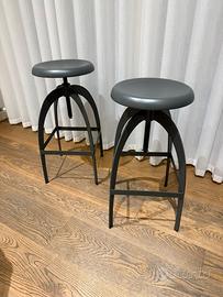 Sgabello metallo regolabile target point riga