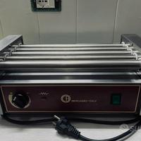Cuocisalsicce professionale a rulli  acciaio inox