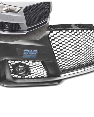 PARAURTI ANTERIORE AUDI A3 8V 12-16 LOOK RS3 NERO 