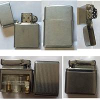 2 accendini ormai vintage uno a gas, uno a benzina