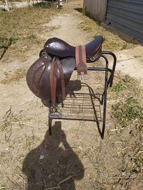 Sella all'inglese marrone