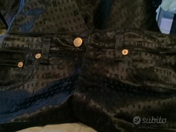Jeans Pantaloni neri ROCCO BAROCCO Originali 100%