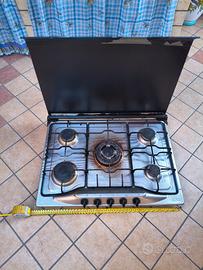 PIANO COTTURA FRANKE 5 FUOCHI DISCRETE CONDIZIONI 