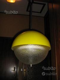 Lampadario sferico VINTAGE degli anni 60