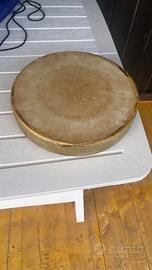 Tamburello in pelle