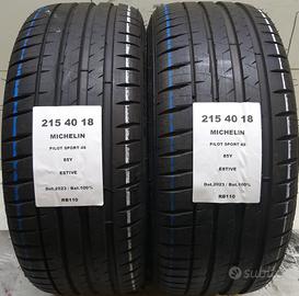 2 GOMME 215 40 18 MICHELIN RB110